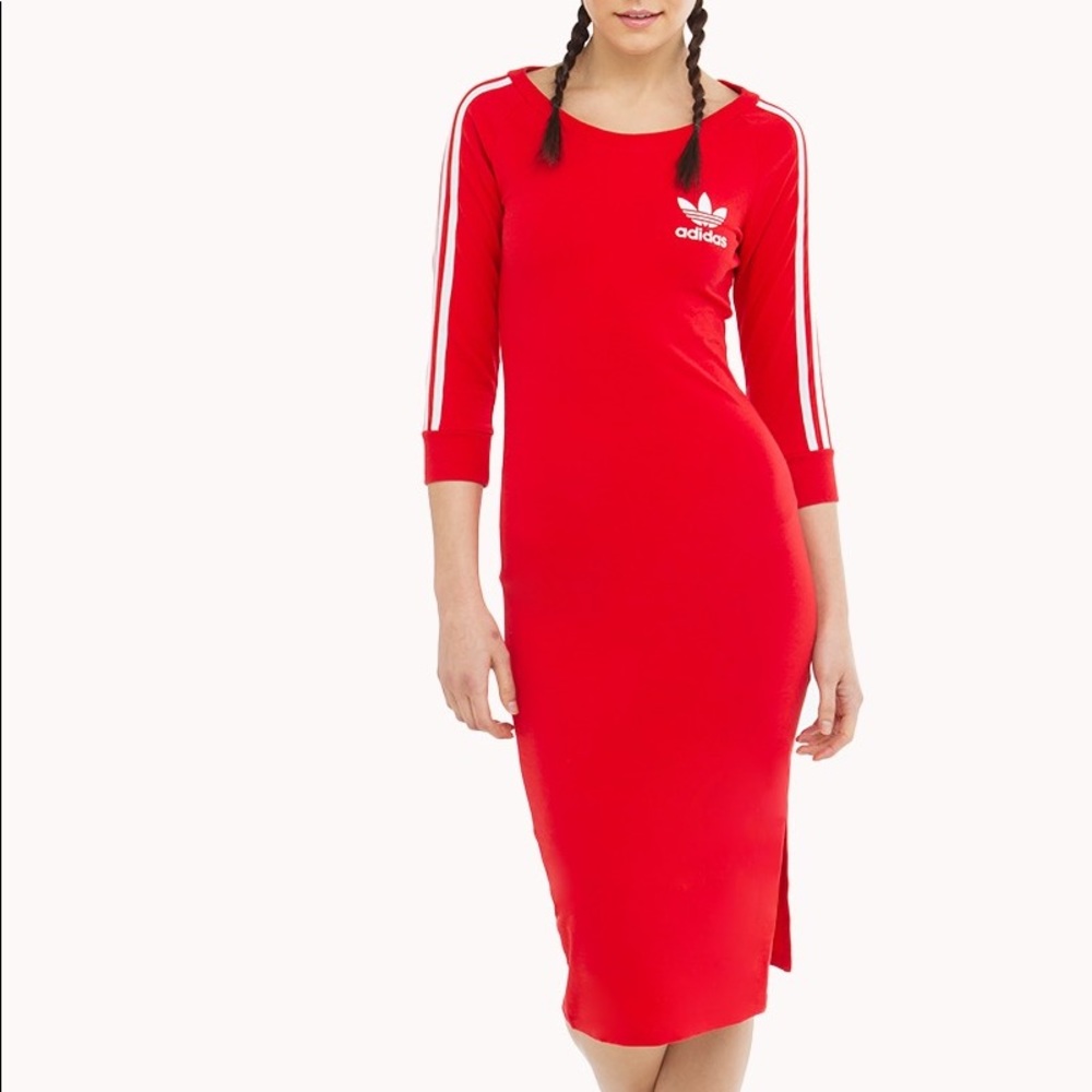 Women Adidas Red Dress❤️😍✨